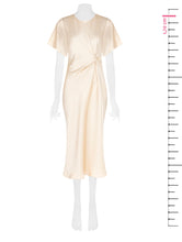 Carica l'immagine nel visualizzatore di Gallery, Abito seta manica