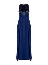 Carica l'immagine nel visualizzatore di Gallery, Abito raso e paillettes