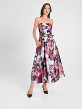 Carica l'immagine nel visualizzatore di Gallery, Abito raso floreale