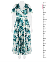 Carica l'immagine nel visualizzatore di Gallery, Abito fantasia curvy
