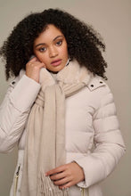 Carica l'immagine nel visualizzatore di Gallery, Sciarpa con pelliccia - RITA CAPPELLI -DOMINIQUE-