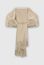 Carica l'immagine nel visualizzatore di Gallery, Sciarpa con pelliccia - RITA CAPPELLI -DOMINIQUE-