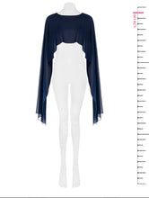 Carica l'immagine nel visualizzatore di Gallery, Stola asimmetrica