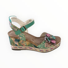 Carica l'immagine nel visualizzatore di Gallery, Sandalo zeppa LV