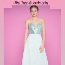 Carica l'immagine nel visualizzatore di Gallery, Abito cuore paillettes - RITA CAPPELLI -DOMINIQUE-