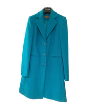 Carica l'immagine nel visualizzatore di Gallery, Cappotto 3 bottoni turchese