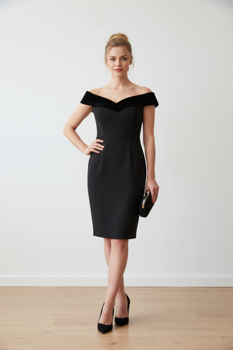 Tubino dettaglio velluto 