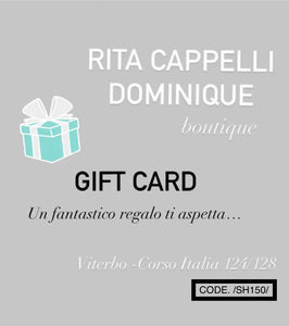 RITA CAPPELLI -DOMINIQUE- Gift Card - RITA CAPPELLI -DOMINIQUE-