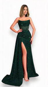 Abito corsetto paillettes