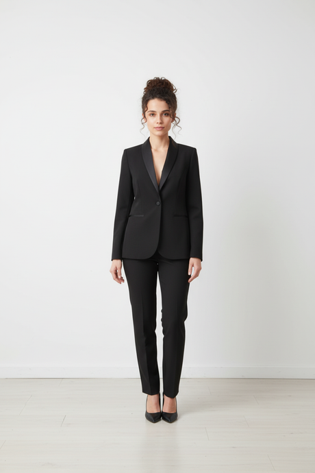 Tailleur smoking curvy 