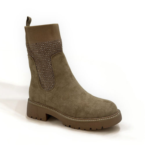 Stivaletto strass