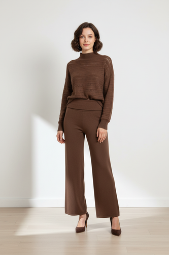 Completo maglia traforata 