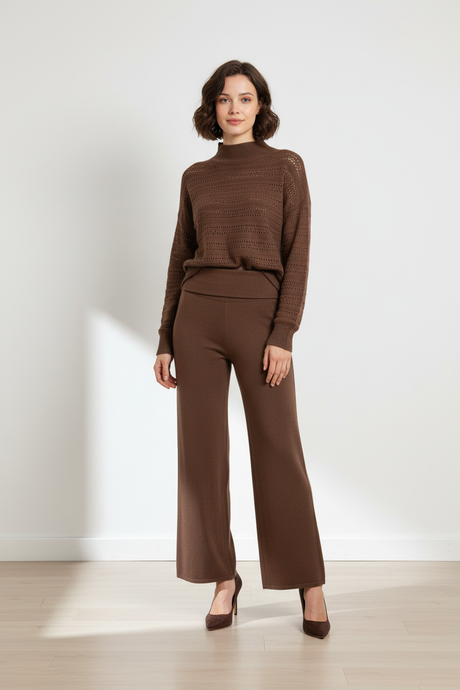 Completo maglia traforata 