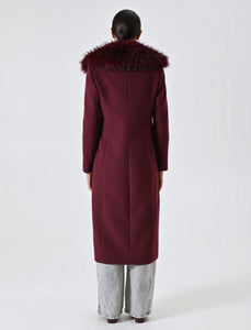 Cappotto collo pelliccia 