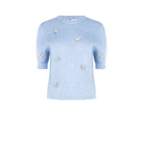 Maglione soffice strass