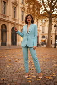 Tailleur revers strass curvy 