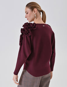 Maglione ruches