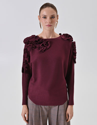 Maglione ruches