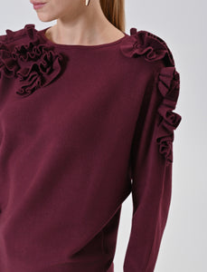 Maglione ruches