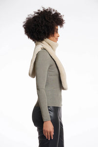 Gilet in pelliccia reversibile