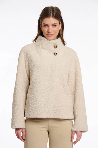 Giacca corta teddy
