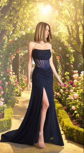 Abito corsetto paillettes