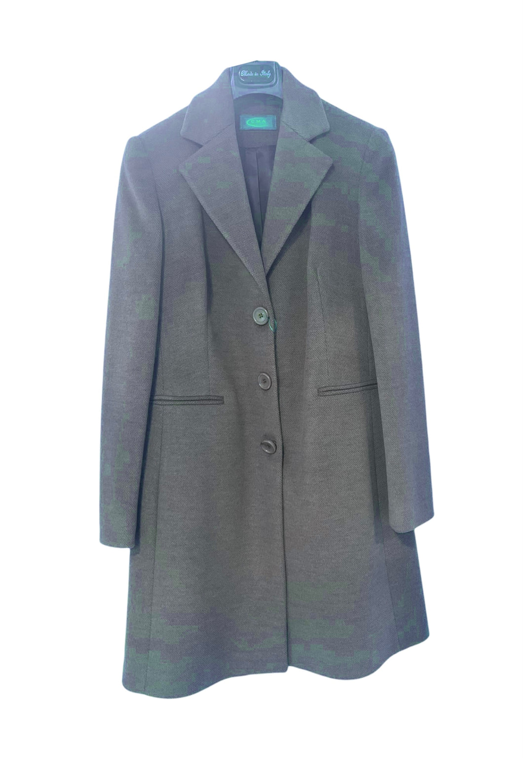 Cappotto 3 bottoni azzurro 