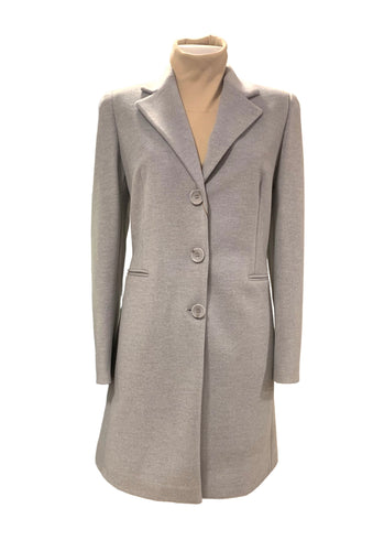 Cappotto 3 bottoni grigio perla